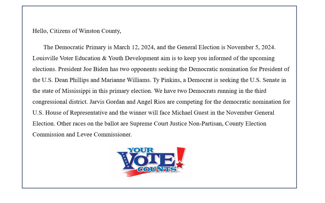 Upcoming Elections Information