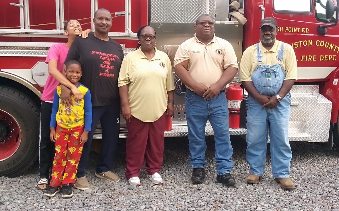 High Point Volunteer Fire Department Teaching Kids About Fire Safety