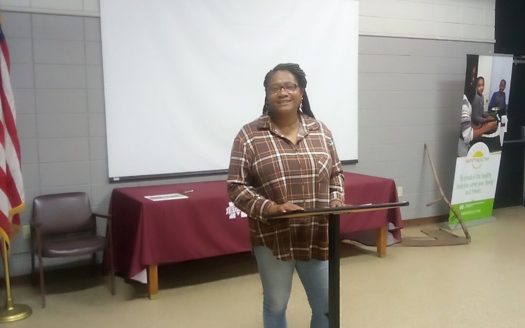 Sandra Jackson, Winston County, MS 4-H Leader                                              Speaks to Youth Group