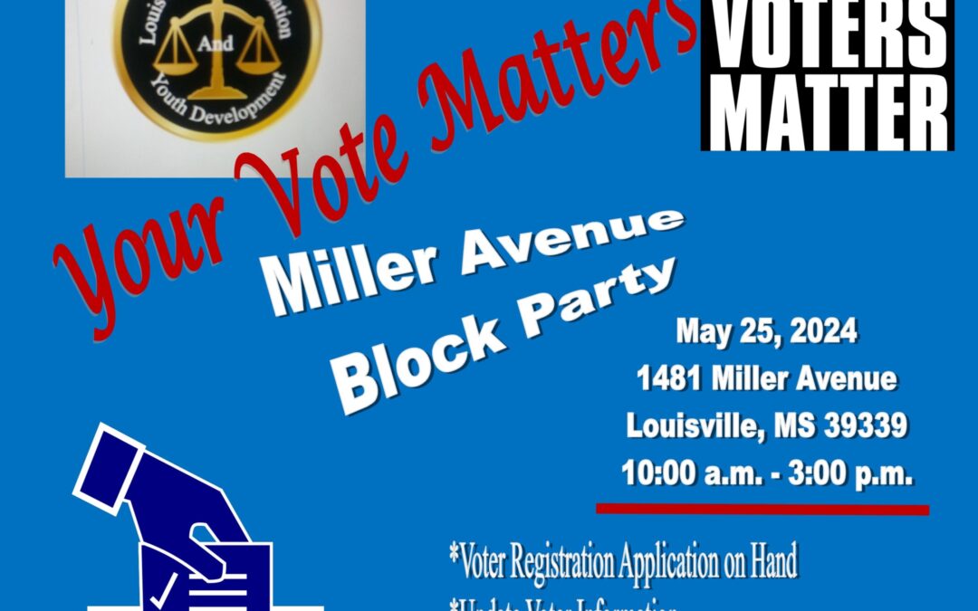 Block Party Voter Registration and Get Out and Vote Event